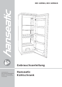 Bedienungsanleitung Hanseatic HKS14355A1S Kühlschrank