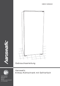 Bedienungsanleitung Hanseatic HEKS 12254GA1 Kühlschrank