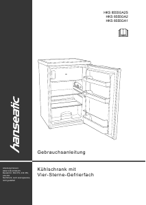 Manual Hanseatic HKS8555GA2 Refrigerator