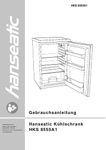 Manual Hanseatic HKS8555A1 Refrigerator