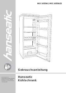 Bedienungsanleitung Hanseatic HKS14355A2S Kühlschrank