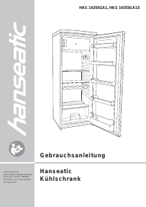 Bedienungsanleitung Hanseatic HKS14355GA1S Kühlschrank
