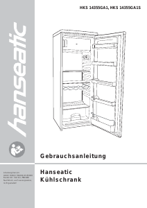 Bedienungsanleitung Hanseatic HKS14355GA1 Kühlschrank