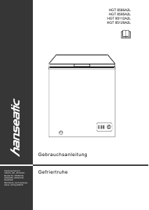 Manual Hanseatic HGT8566A2L Freezer