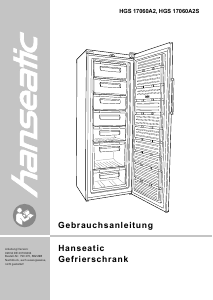 Bedienungsanleitung Hanseatic HGS17060A2 Gefrierschrank