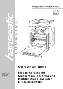 Bedienungsanleitung Hanseatic 2013C(G)E3.334ETsYDpHbRW Herd