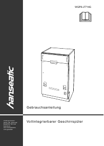 Manual Hanseatic WQP8-J7714G Dishwasher