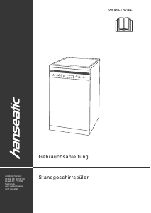 Bedienungsanleitung Hanseatic WQP8-T7636E Geschirrspüler