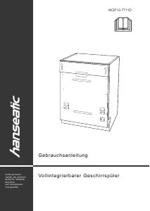 Handleiding Hanseatic WQP12-7711D Vaatwasser