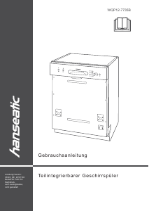 Manual Hanseatic WQP12-7735B Dishwasher