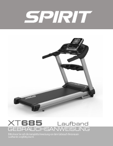 Bedienungsanleitung Spirit Fitness XT685 Laufband