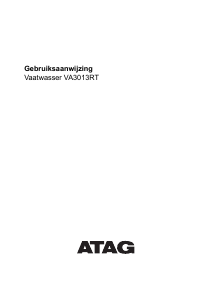 Handleiding ATAG VA3013RT Vaatwasser