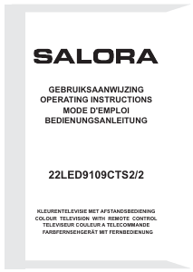 Handleiding Salora 22LED9109CTS2 LED televisie