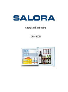 Handleiding Salora CFB4300BL Koelkast