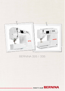 Bedienungsanleitung Bernina 335 Nähmaschine