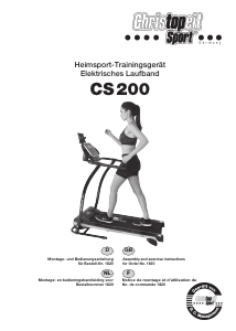 Handleiding Christopeit CS 200 Loopband