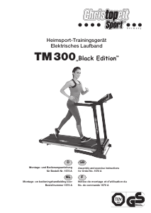 Manual Christopeit TM 300 Black Edition Treadmill