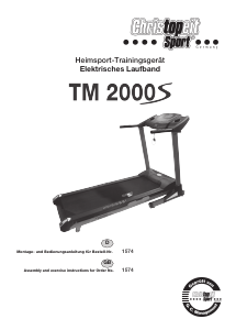 Manual Christopeit TM 2000S Treadmill