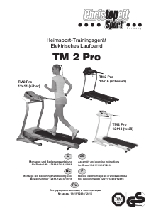 Manual Christopeit TM 2 Pro de Luxe Treadmill
