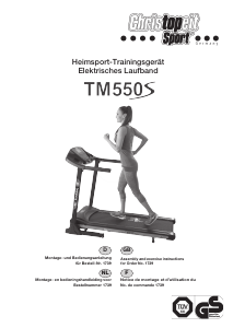 Manual Christopeit TM 550S Treadmill