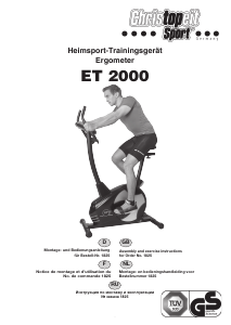 Руководство Christopeit ET 2000 Велотренажер