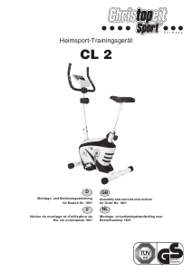 Mode d’emploi Christopeit CL 2 Vélo d’appartement