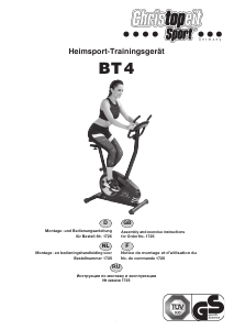 Handleiding Christopeit BT 4 Hometrainer