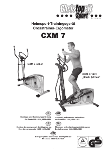 Руководство Christopeit CXM 7 Кросс-тренажер