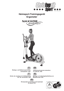 Manual Christopeit NAXXOS Cross Trainer