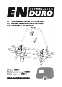 Manual Enduro BC260 Bicycle Carrier