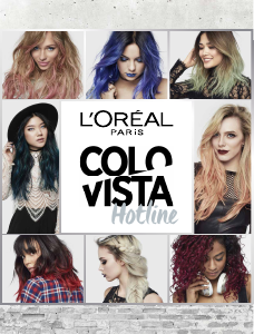 Bedienungsanleitung L'Oréal Colovista Washout Bluehair Haarfarbe