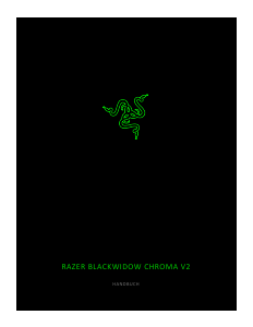 Bedienungsanleitung Razer BlackWidow Chroma V2 Tastatur