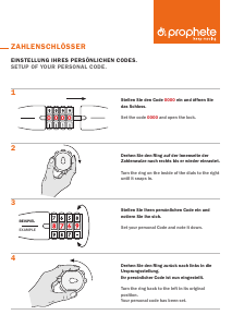 Bedienungsanleitung Prophete 8045 Fahrradschloss