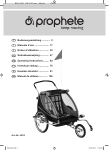 Manual Prophete 2812 Bicycle Trailer