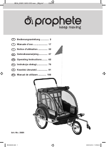 Mode d’emploi Prophete 2926 Remorque à vélo