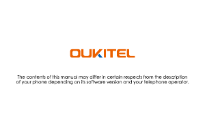 Handleiding Oukitel C3 Mobiele telefoon