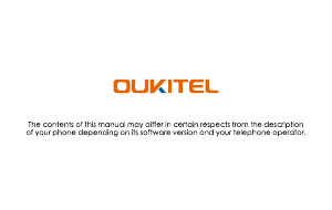 Manual Oukitel K6000 Mobile Phone