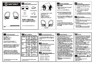 Manual New Trent NT710 Headphone