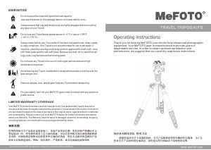 Manual MeFOTO RoadTrip Travel Tripod