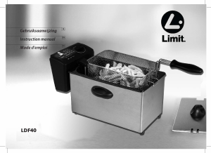 Manual Limit LDF40 Deep Fryer