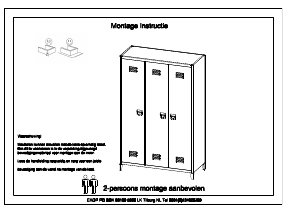 Mode d’emploi Kwantum Leipzig (50x118x152) Armoire