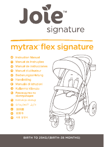 Handleiding Joie Mytrax Flex Signature Kinderwagen