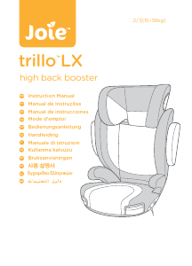 Manuale Joie Trillo LX Seggiolino per auto