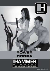 Manual Hammer Cobra Rowing Machine