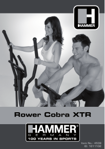 Manual Hammer Cobra XTR Rowing Machine