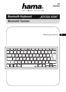 Bedienungsanleitung Hama 00050444 Key2Go X500 Tastatur