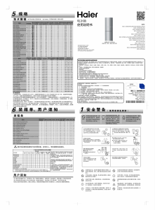 说明书 海尔BCD-225SNGA冷藏冷冻箱
