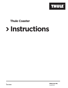Handleiding Thule Coaster Fietskar