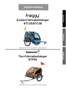 Manual Froggy BTC08 Bicycle Trailer