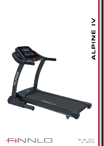 Manual Finnlo 3511 Alpine IV Treadmill